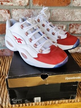 Allen Iverson Reebok Question Red Low-Top